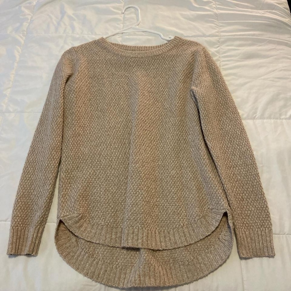 Pink Clover Tan Knit Sweater
